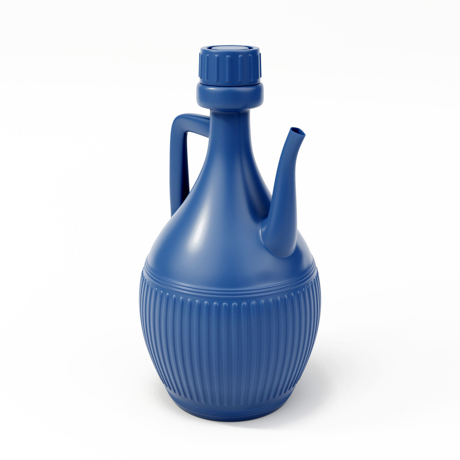 Plastic Jug 3D model_3