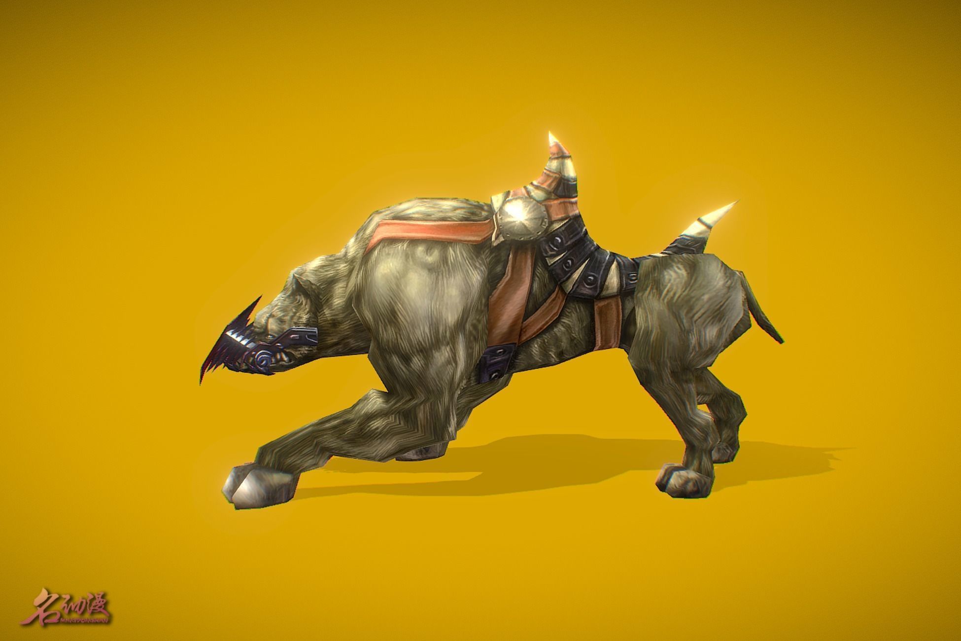 RPG Hyena 1 Low-poly 3D model_2