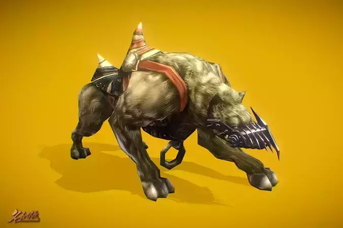 RPG Hyena 1 Low-poly 3D model