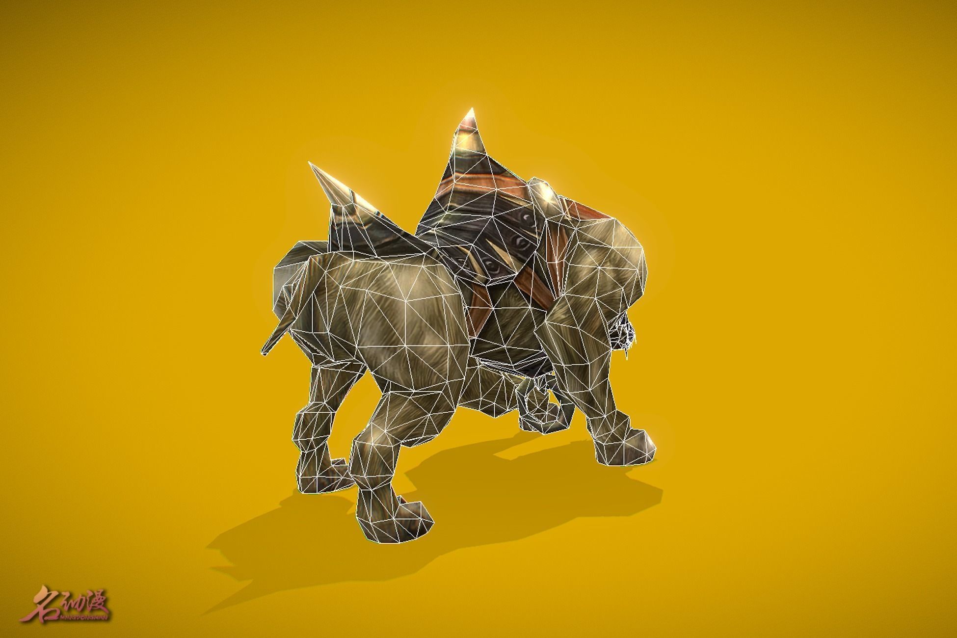 RPG Hyena 1 Low-poly 3D model_6