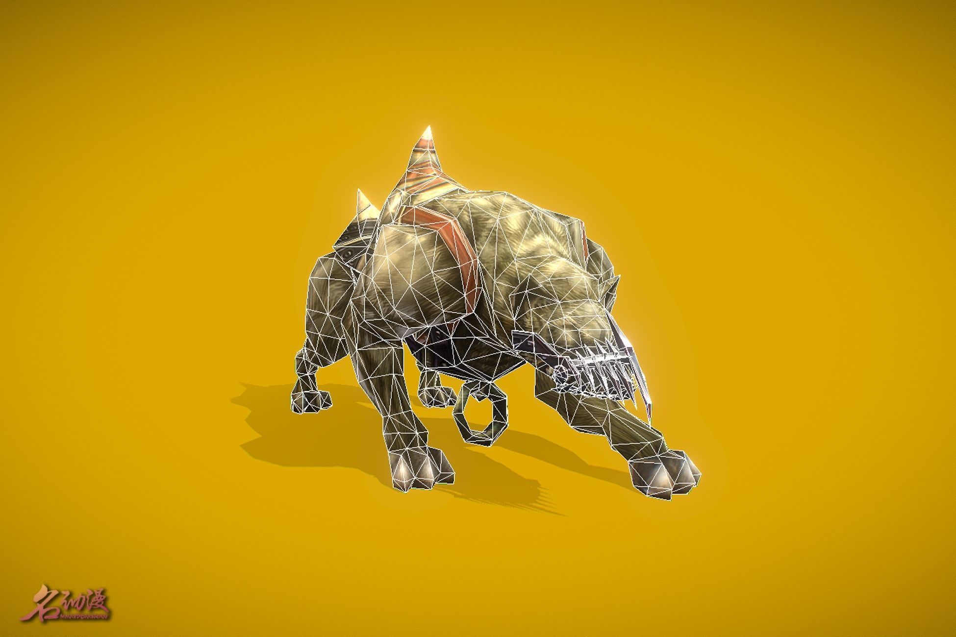 RPG Hyena 1 Low-poly 3D model_5