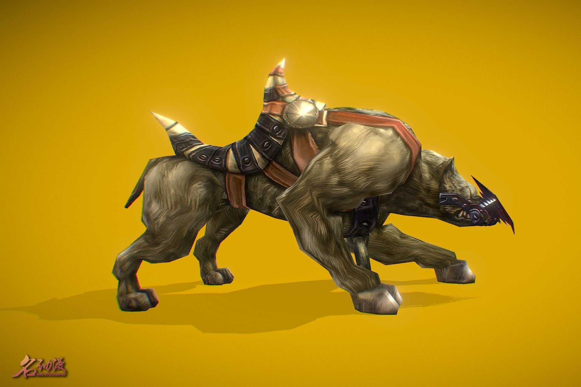 RPG Hyena 1 Low-poly 3D model_3