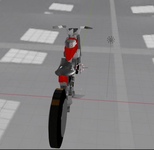 Bike 3d model with hdr image Low-poly 3D model_4