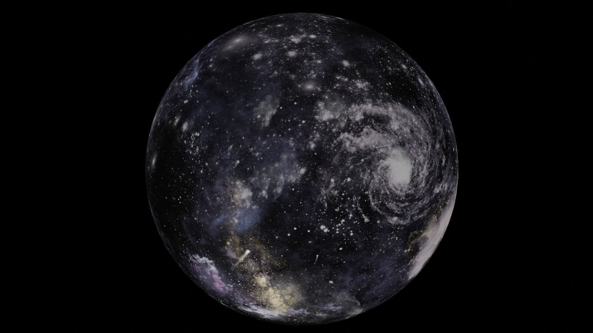 triple HDRI Panoramic Sky - 360 starfield BUNDLE 3D Model Collection_9