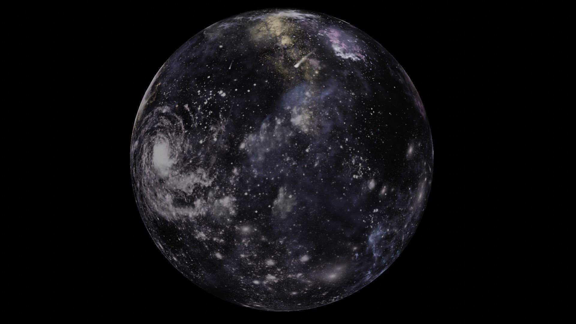 triple HDRI Panoramic Sky - 360 starfield BUNDLE 3D Model Collection_23