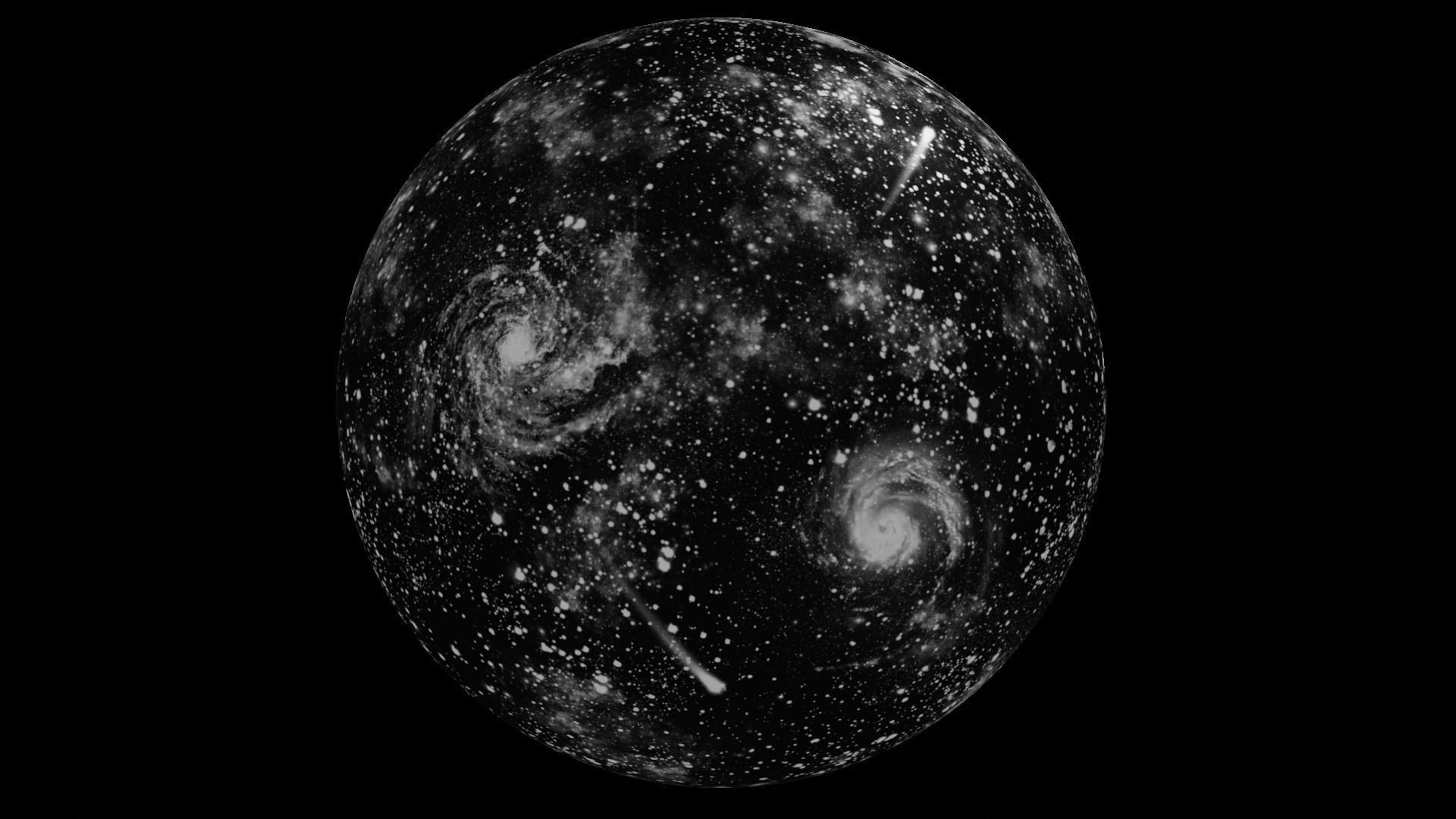 triple HDRI Panoramic Sky - 360 starfield BUNDLE 3D Model Collection_17