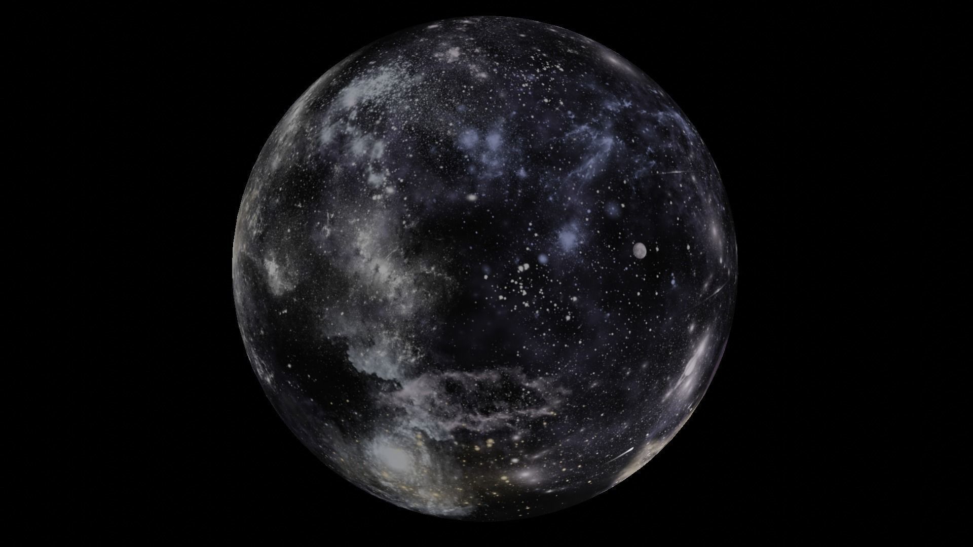 triple HDRI Panoramic Sky - 360 starfield BUNDLE 3D Model Collection_3