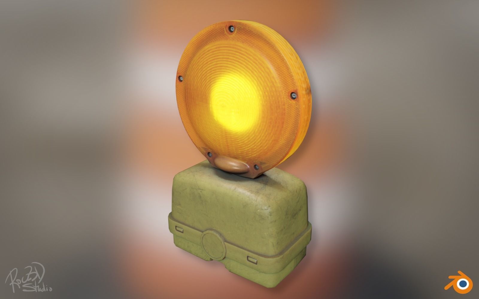 Traffic Safety Asset Pack 3D model_6