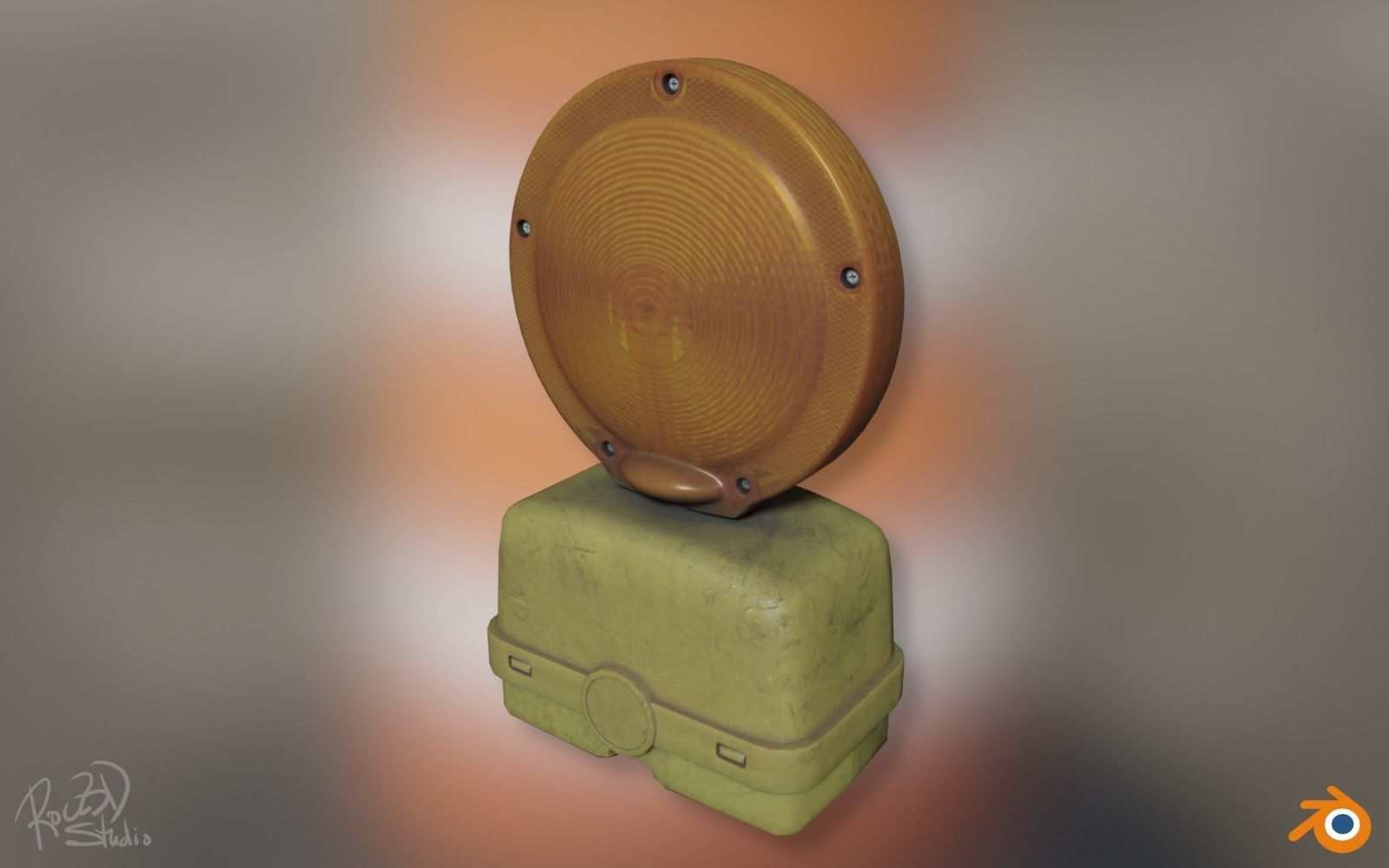 Traffic Safety Asset Pack 3D model_8