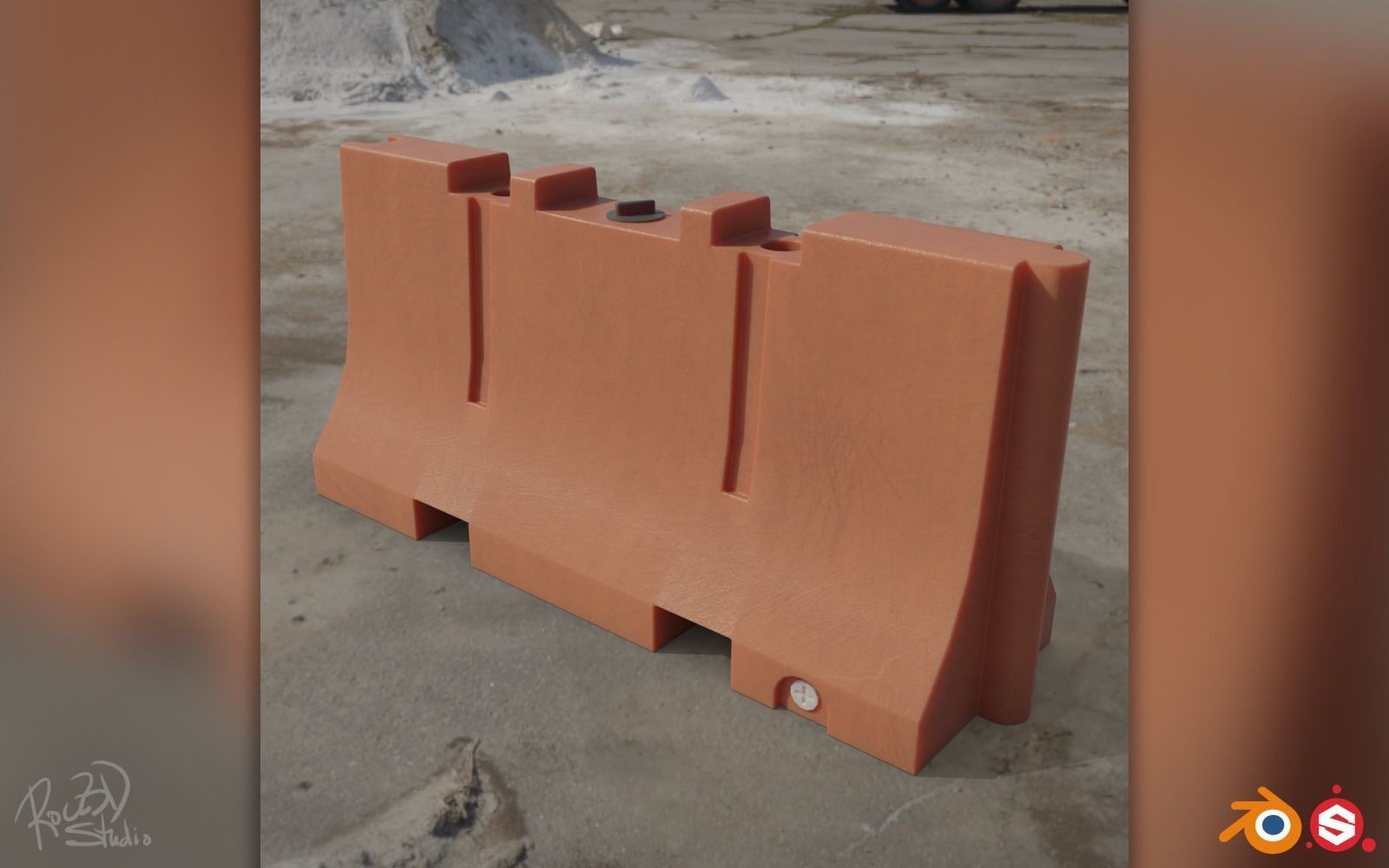 Traffic Safety Asset Pack 3D model_26