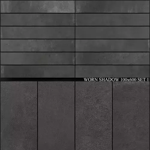 Ariana Ceramica Worn Shadow 100x600 Set 1