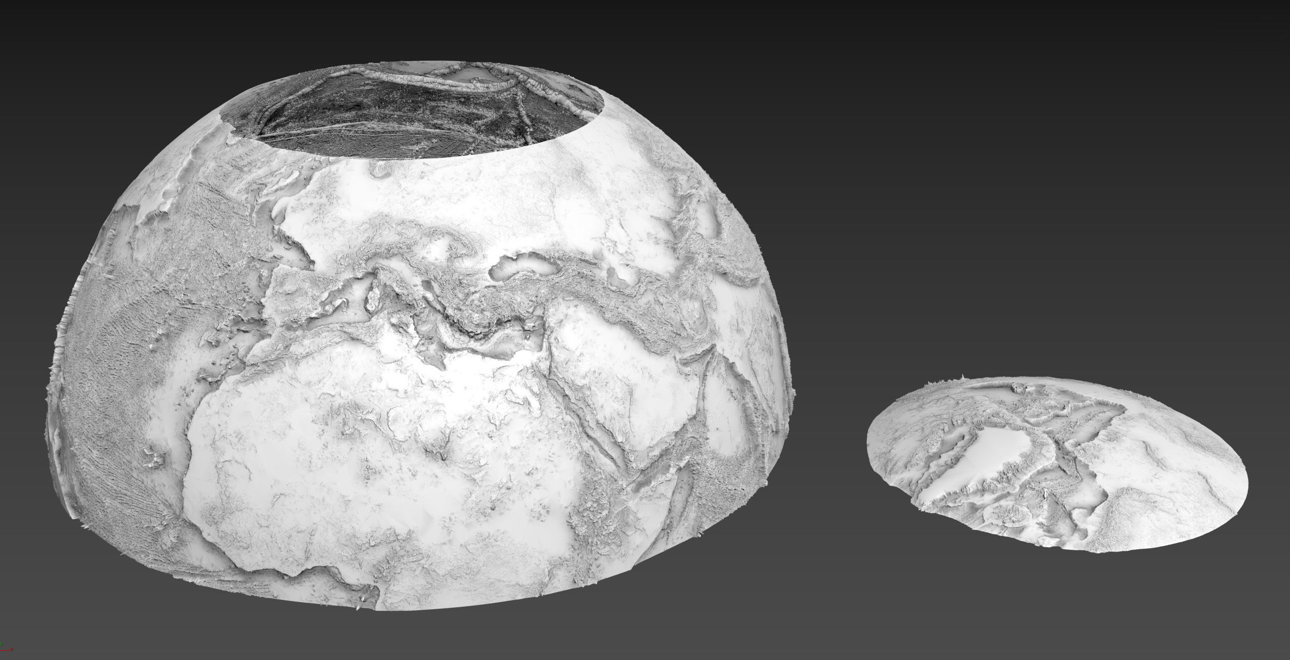 EARTH MOON MARS 3D print model_2