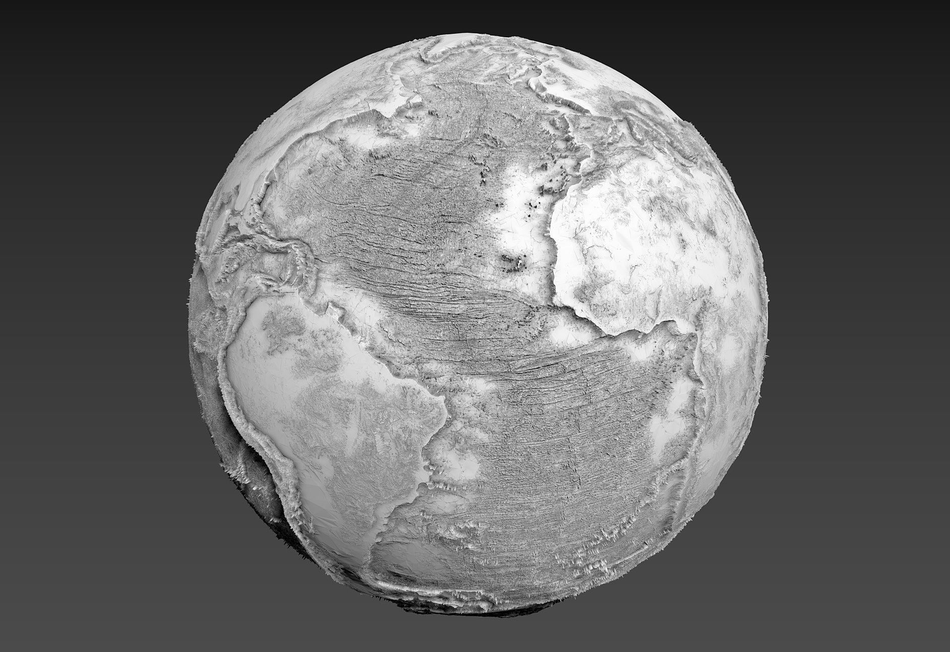 EARTH MOON MARS 3D print model_31