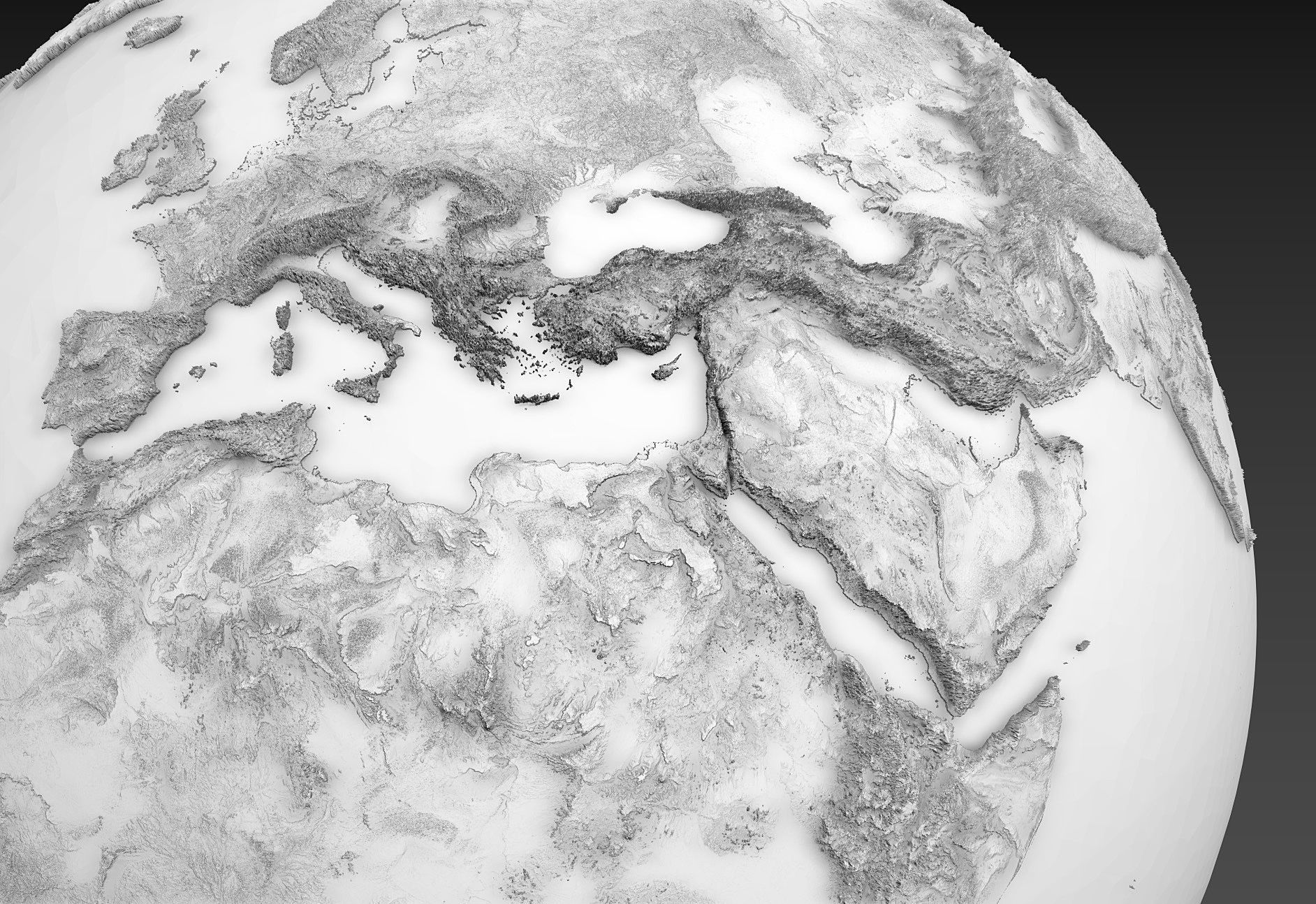 EARTH MOON MARS 3D print model_28