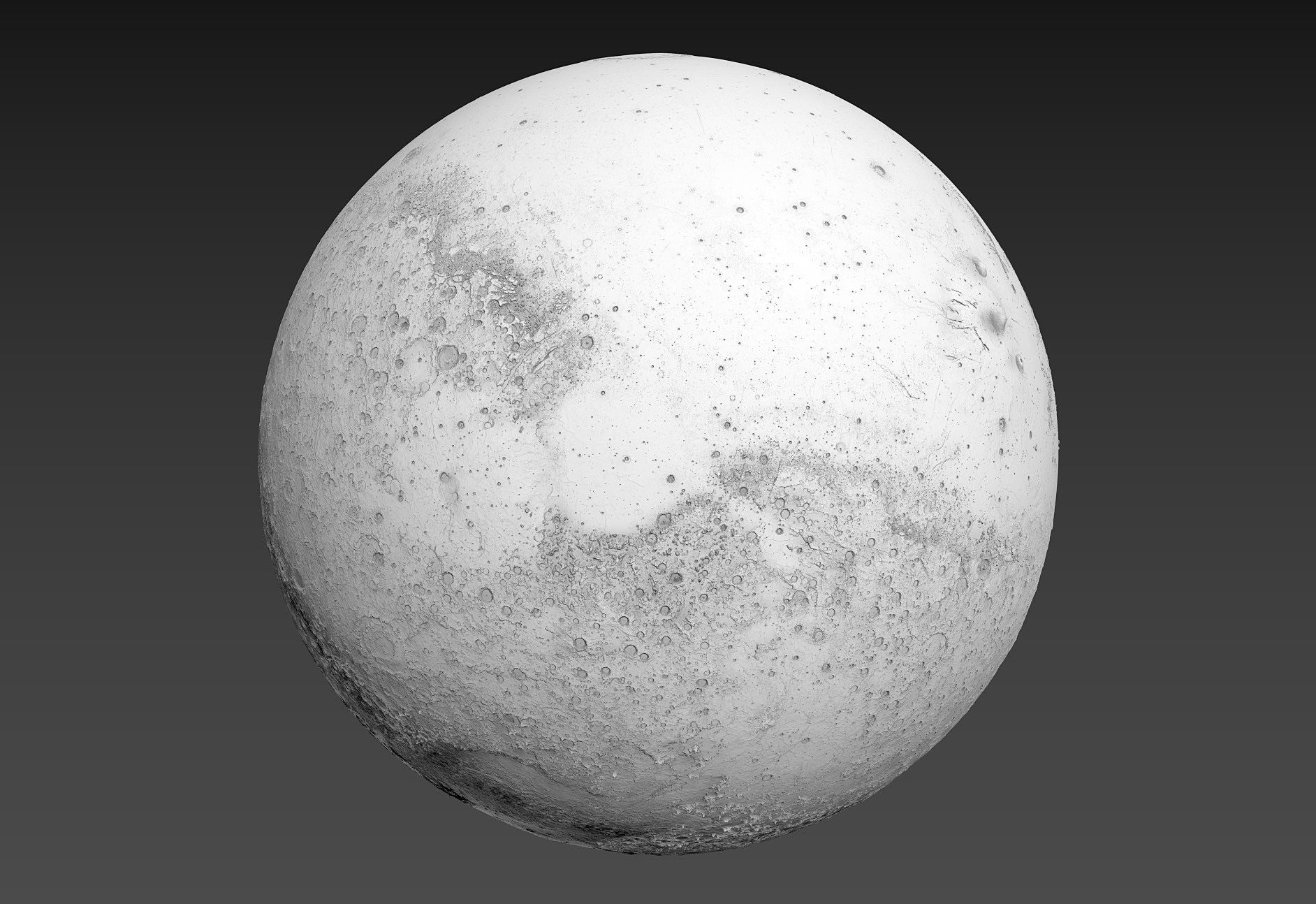 EARTH MOON MARS 3D print model_42