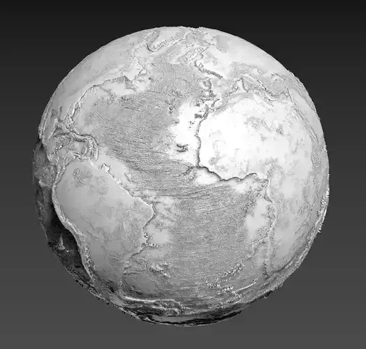 EARTH MOON MARS 3D print model