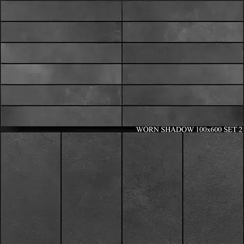 Ariana Ceramica Worn Shadow 100x600 Set 2