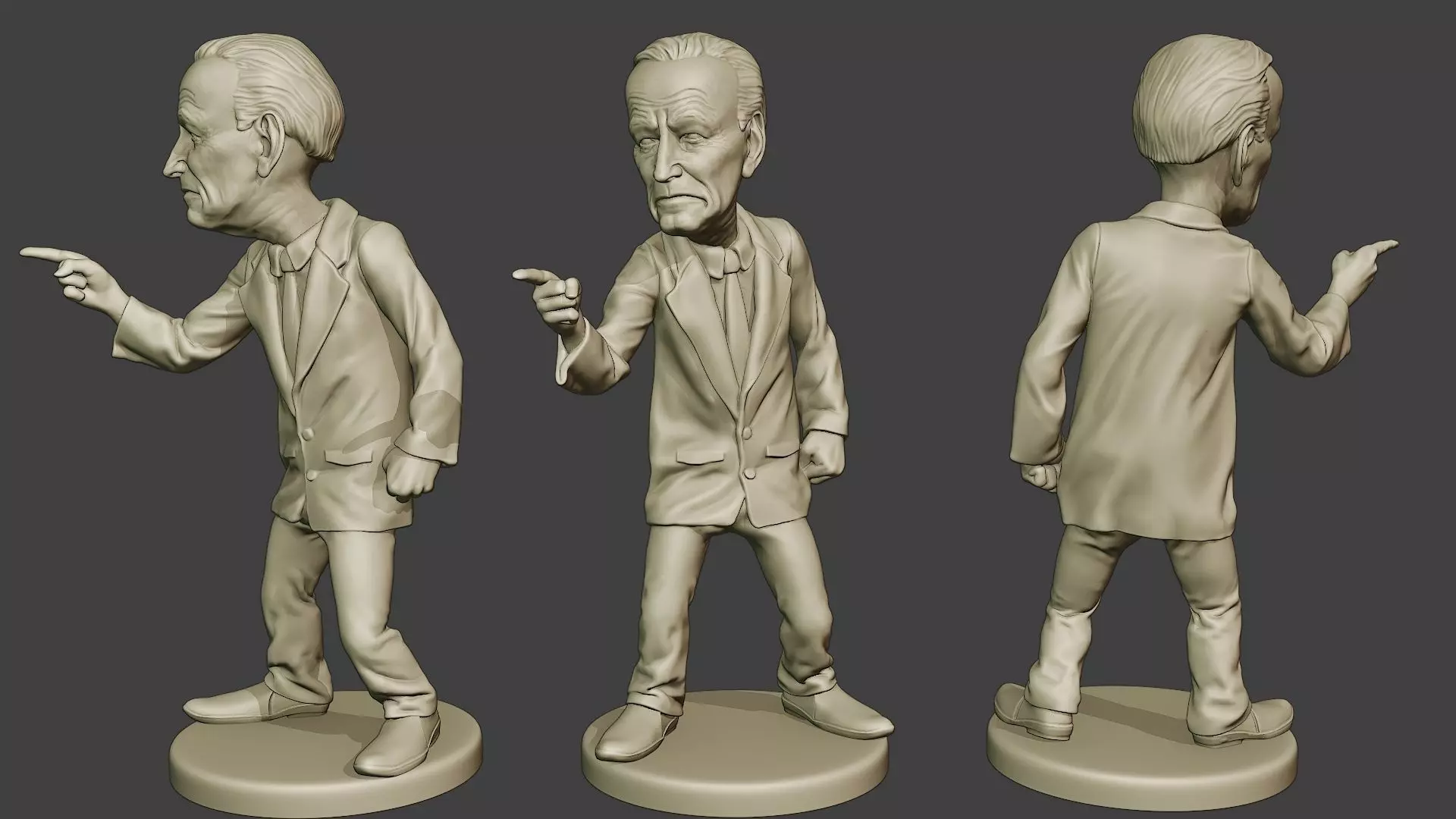Joe Biden Finger Meme 3D print model