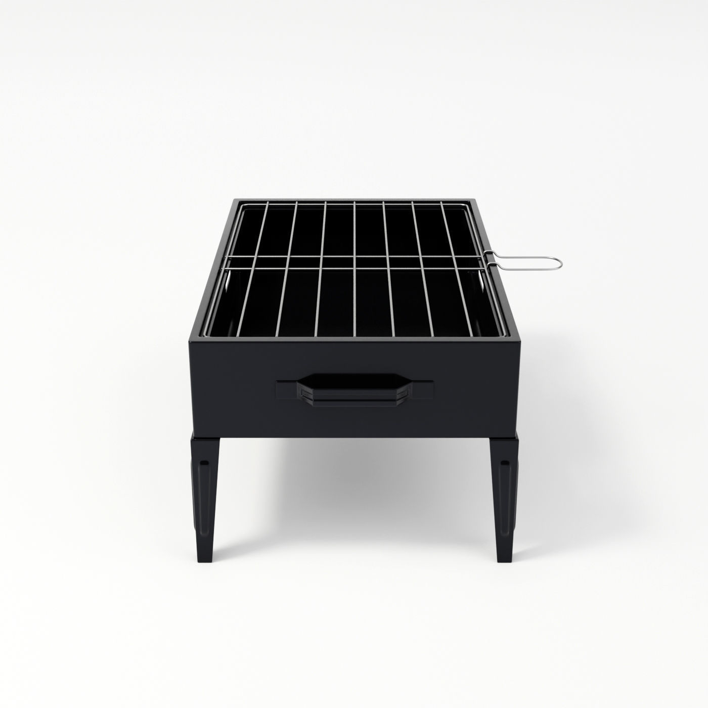 Portable Barbecue Grill 3D model_1