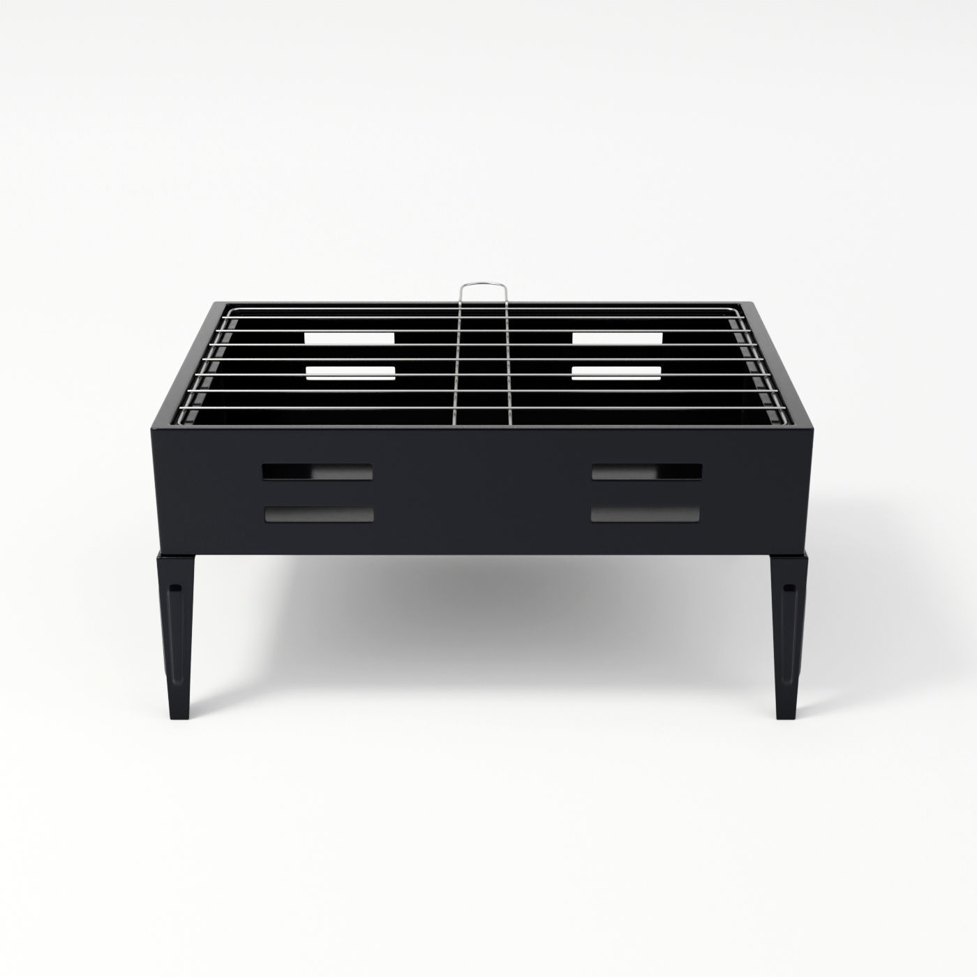 Portable Barbecue Grill 3D model_3