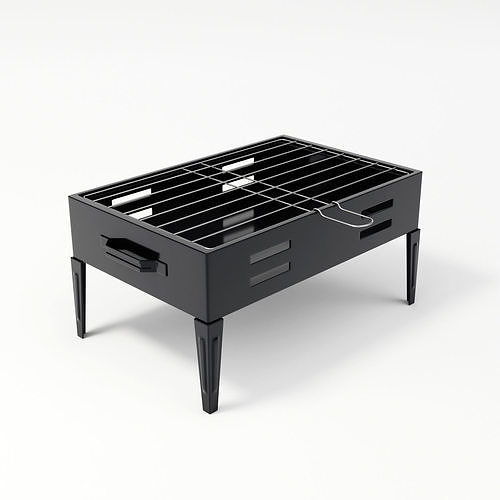 Portable Barbecue Grill 3D model