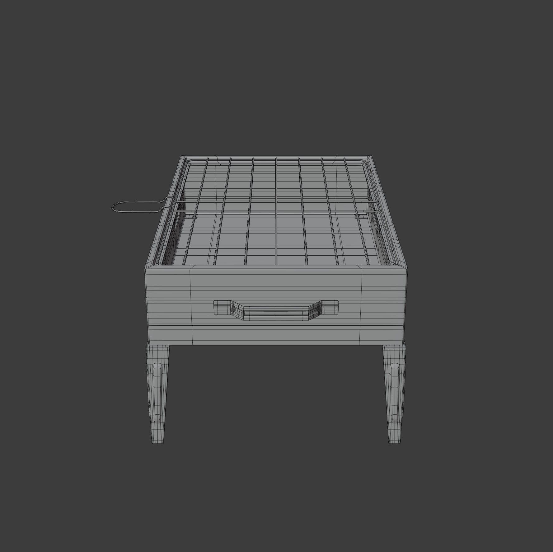 Portable Barbecue Grill 3D model_13