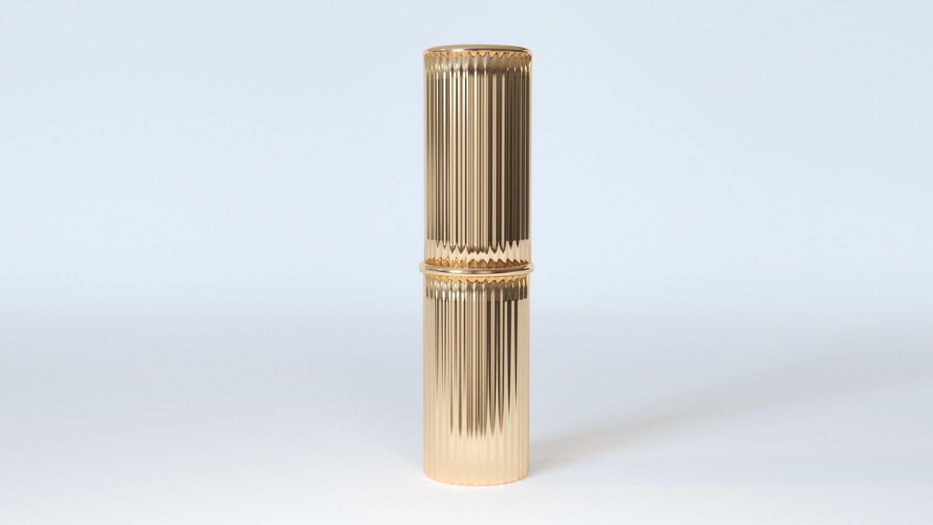Pink Lipstick Gold 3D model_6