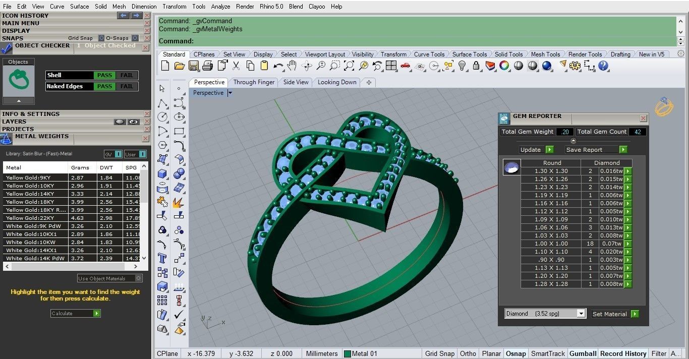 heart ring 3D print model_3