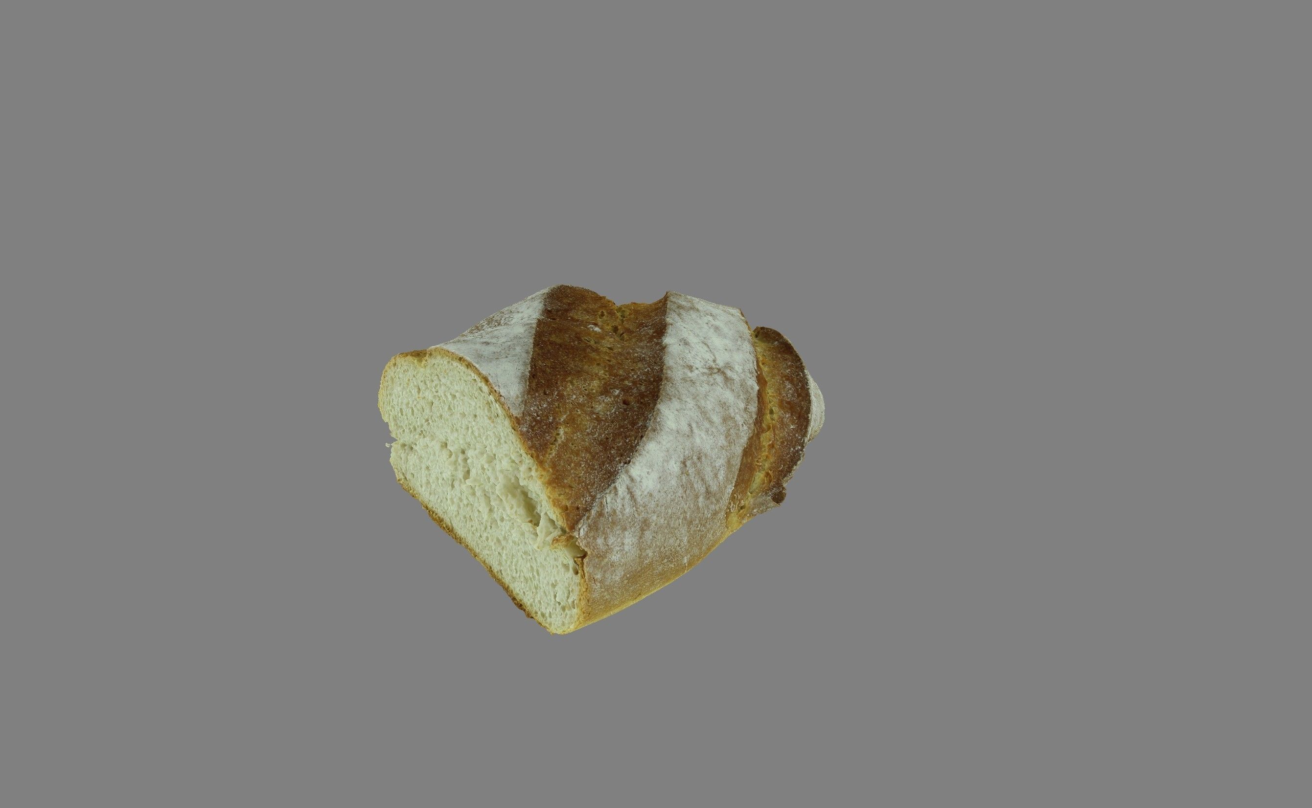 Ultra realistic Bread scan 8k Low-Poly 3D model Low-poly 3D model_7