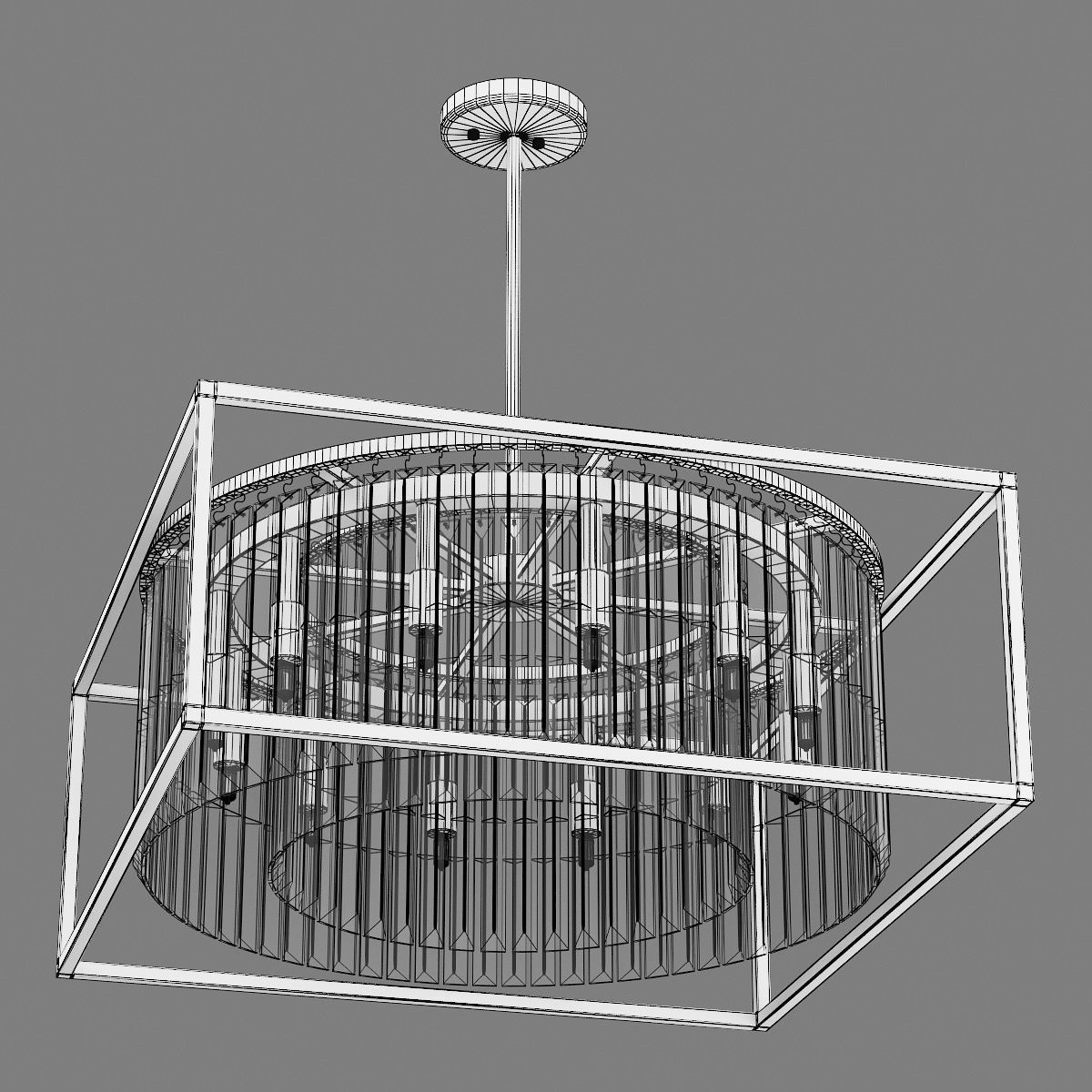 713127 Regolo Osgona chandelier 3D model_3