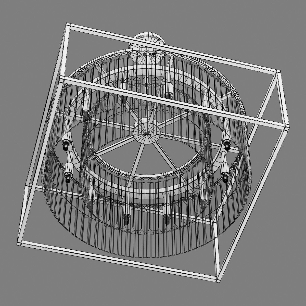 713127 Regolo Osgona chandelier 3D model_2