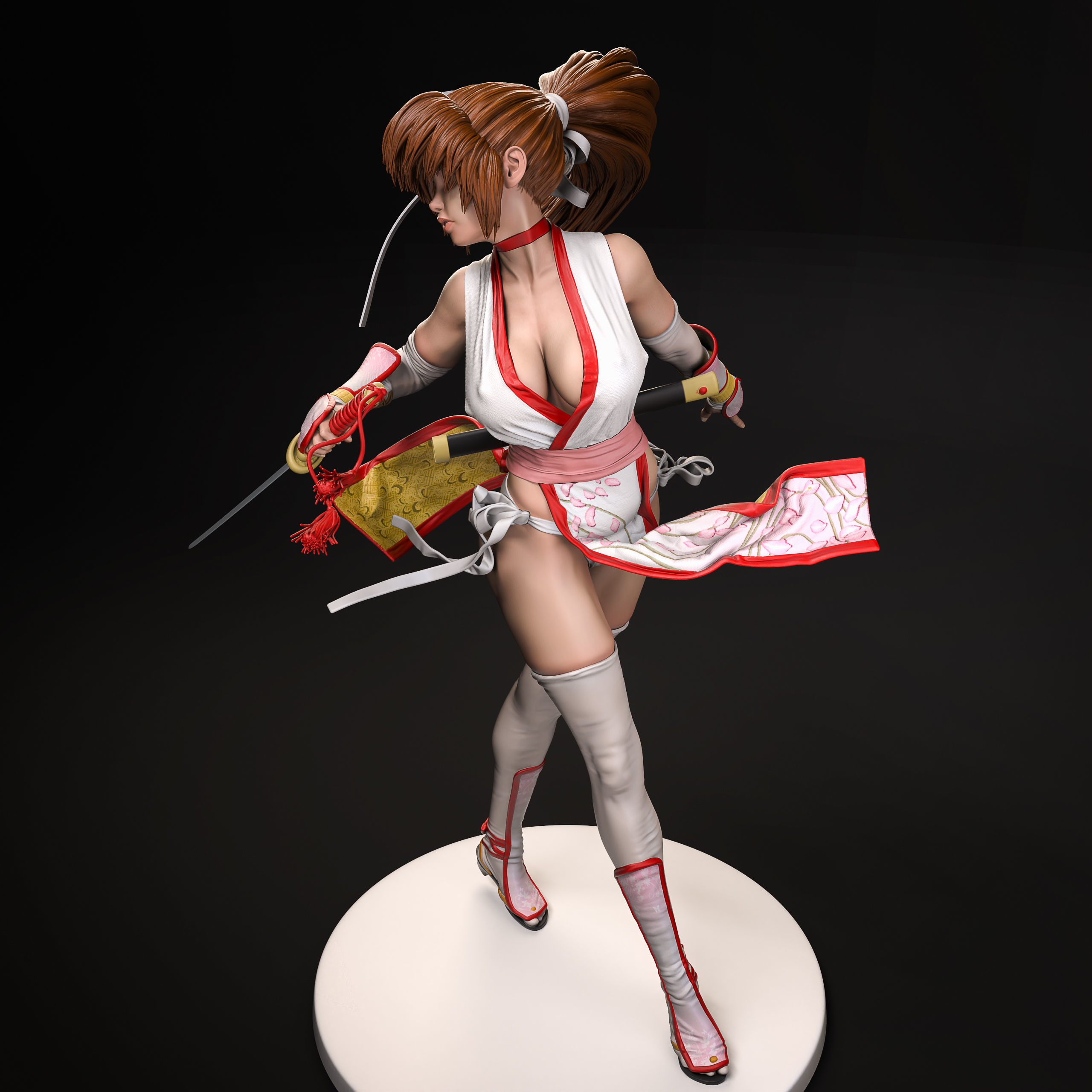 Kasumi Fan Art 3D Print 3D print model_4