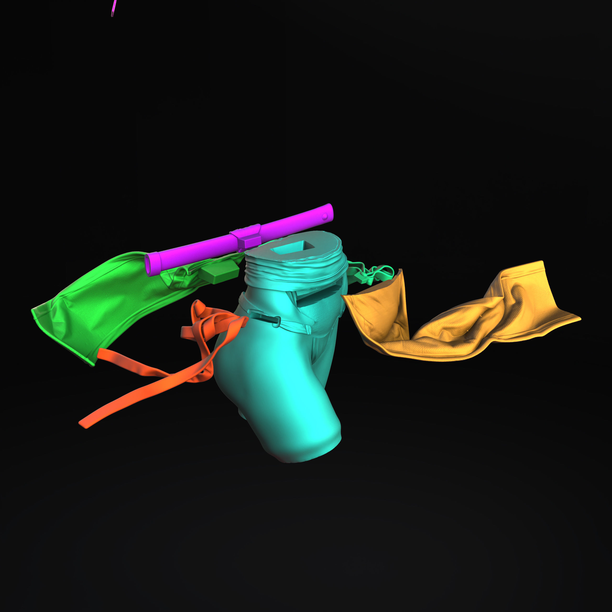 Kasumi Fan Art 3D Print 3D print model_19