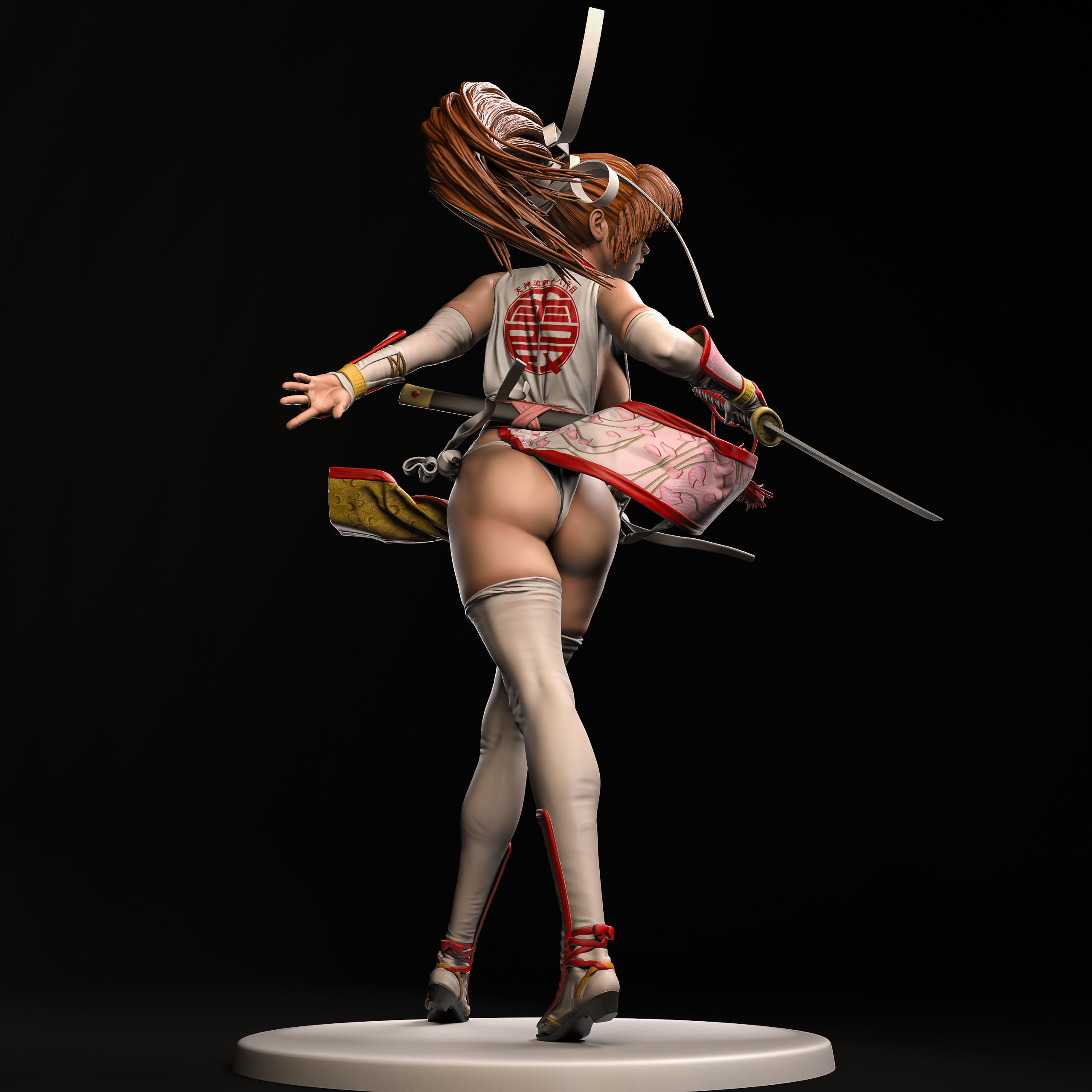 Kasumi Fan Art 3D Print 3D print model_5
