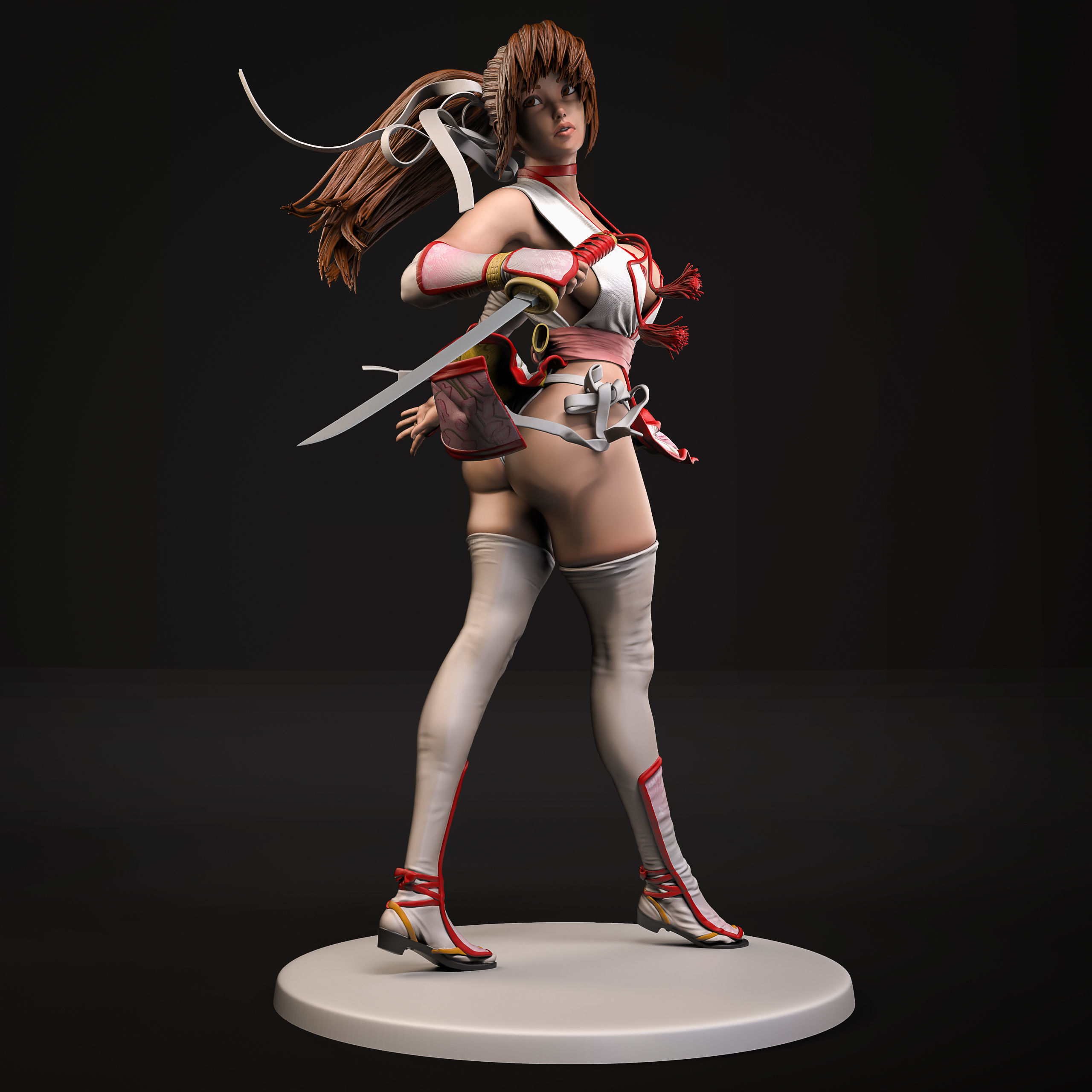 Kasumi Fan Art 3D Print 3D print model_3