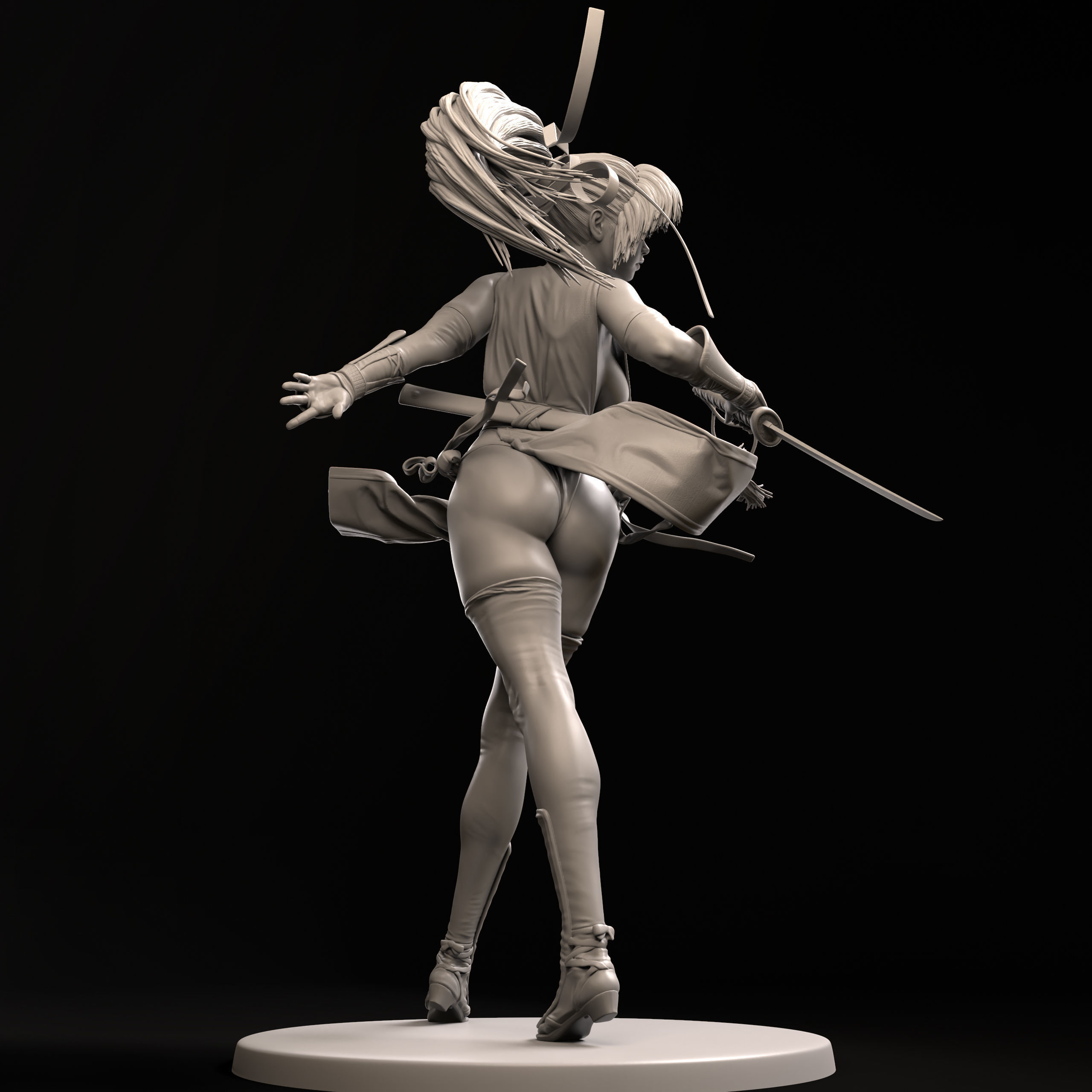 Kasumi Fan Art 3D Print 3D print model_24