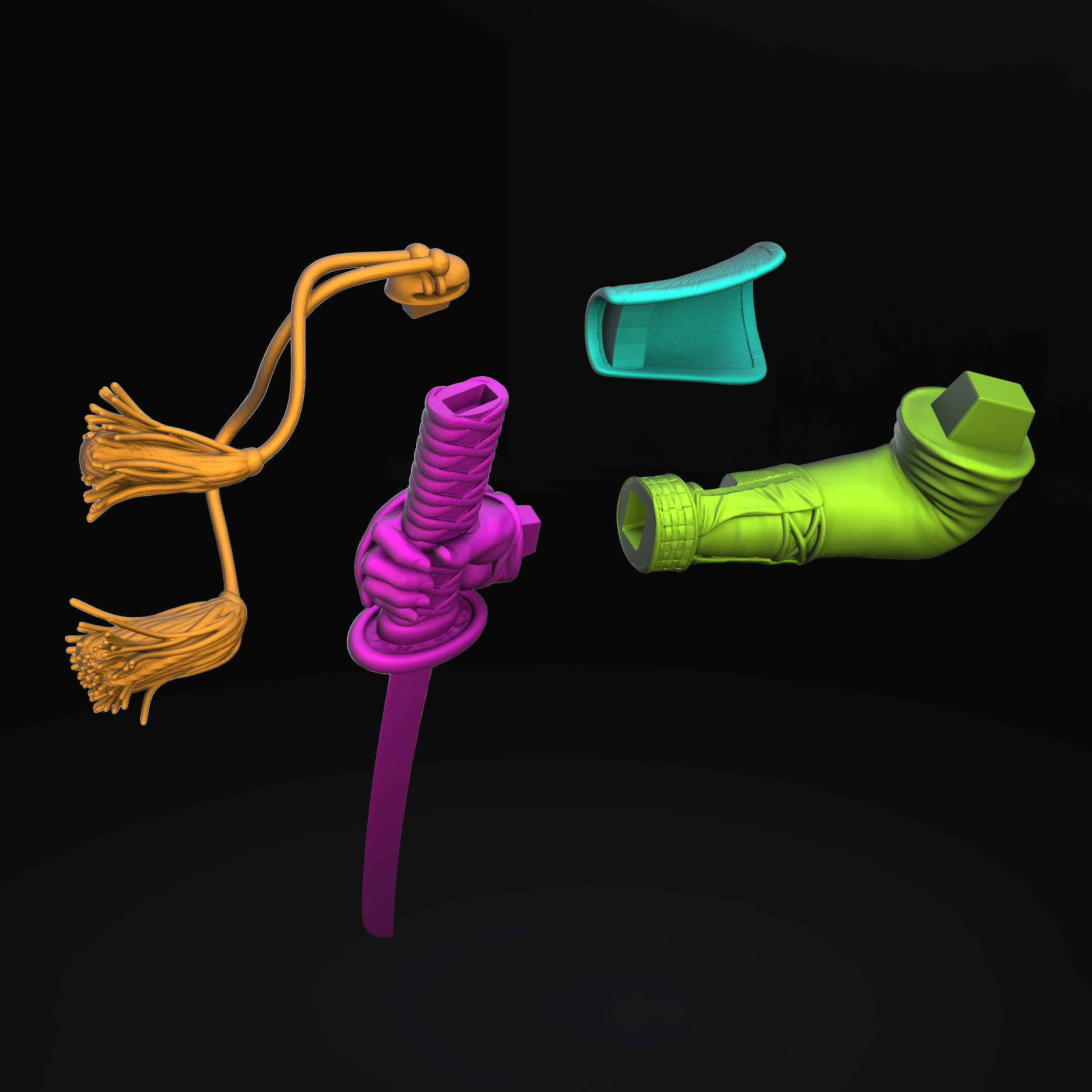 Kasumi Fan Art 3D Print 3D print model_17