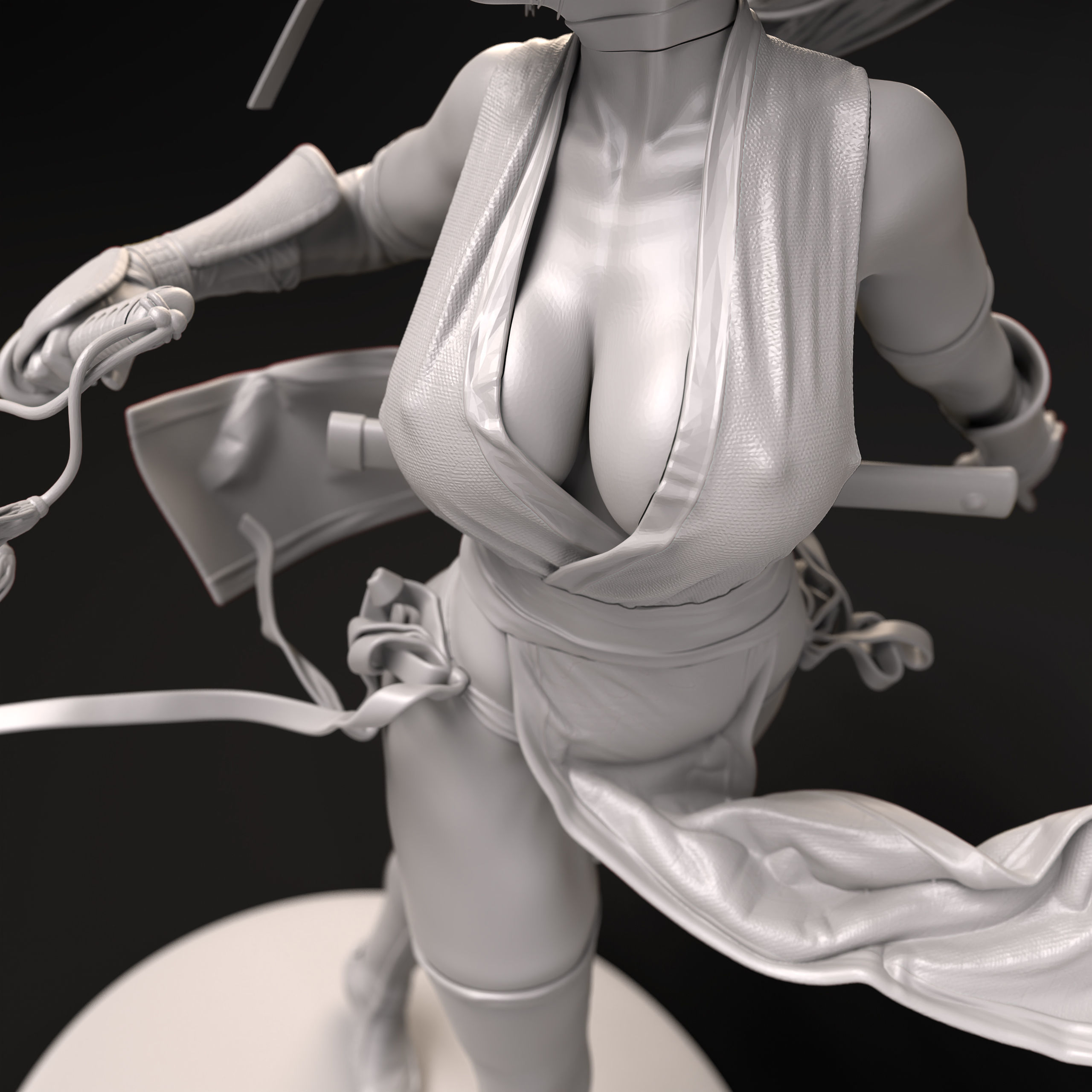 Kasumi Fan Art 3D Print 3D print model_26