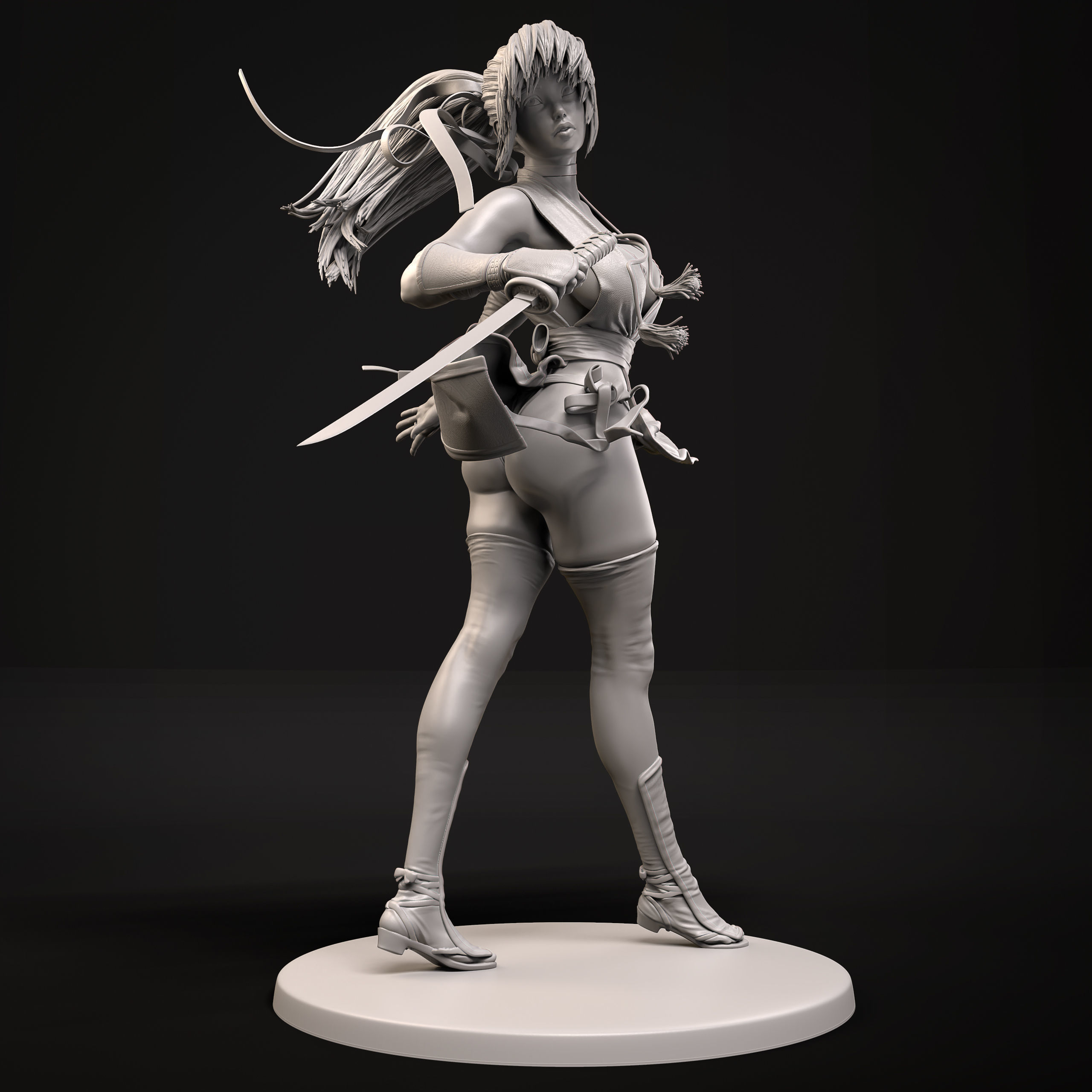 Kasumi Fan Art 3D Print 3D print model_22