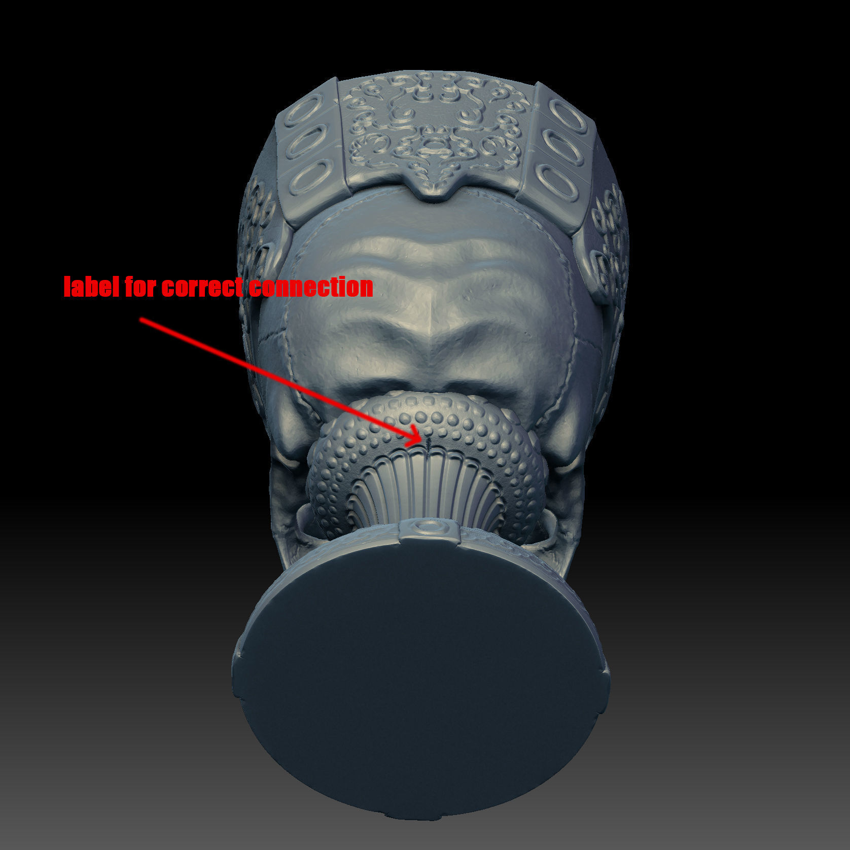 Printable Skull Goblet 3D print model_7