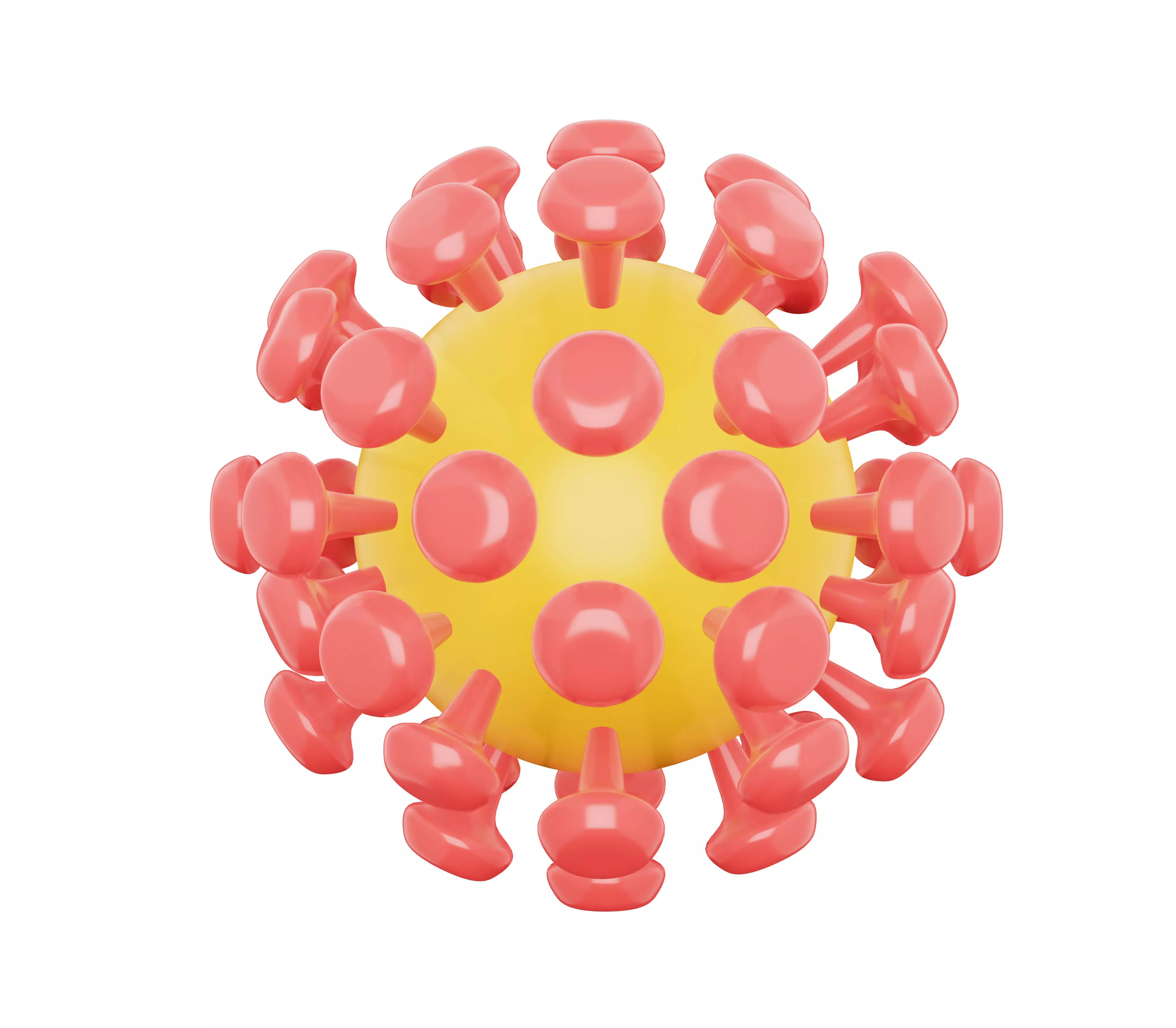 Virus model coronavirus Free 3D model
