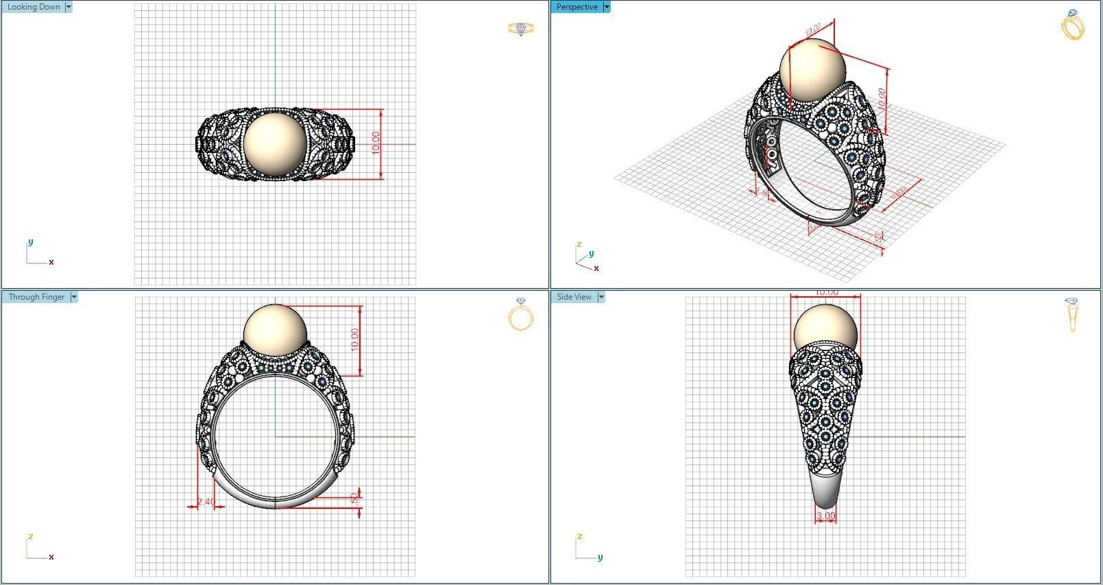 10036 ring with pearl and diamonds 3D print model_5