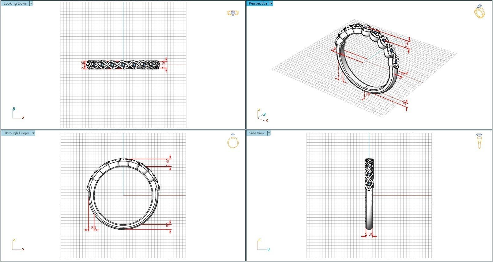 10037 diamond eternity ring gold 3D print model_5