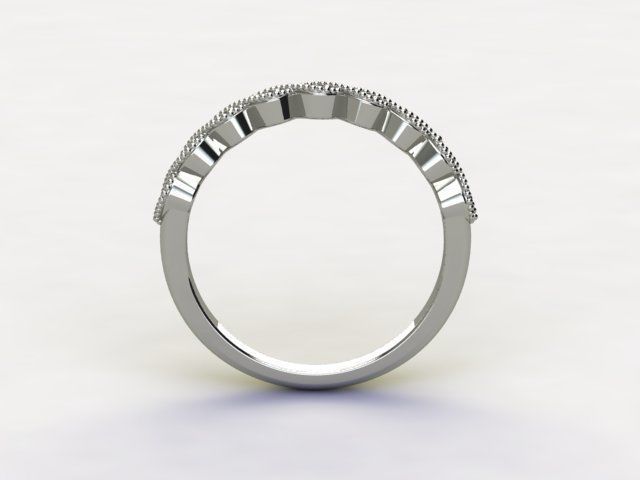 10037 diamond eternity ring gold 3D print model_1