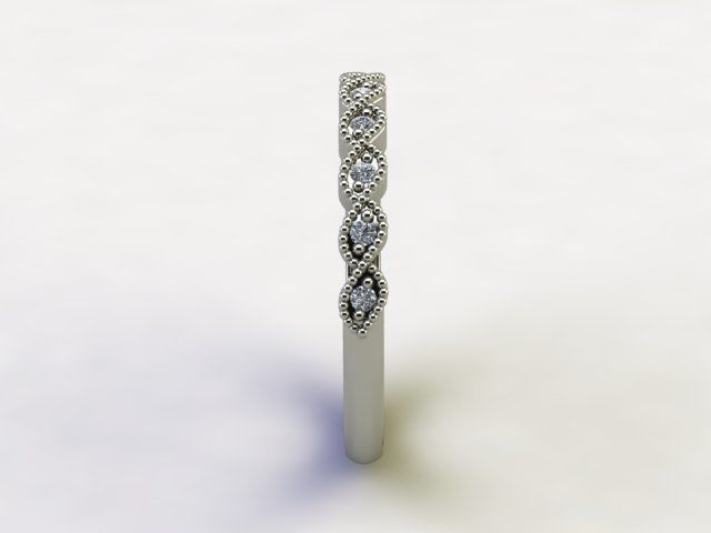 10037 diamond eternity ring gold 3D print model_2