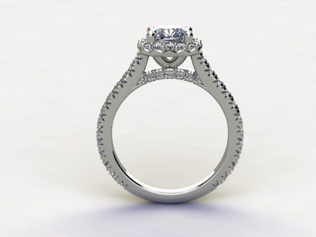 10050 diamond halo engagement ring 3D print model_1