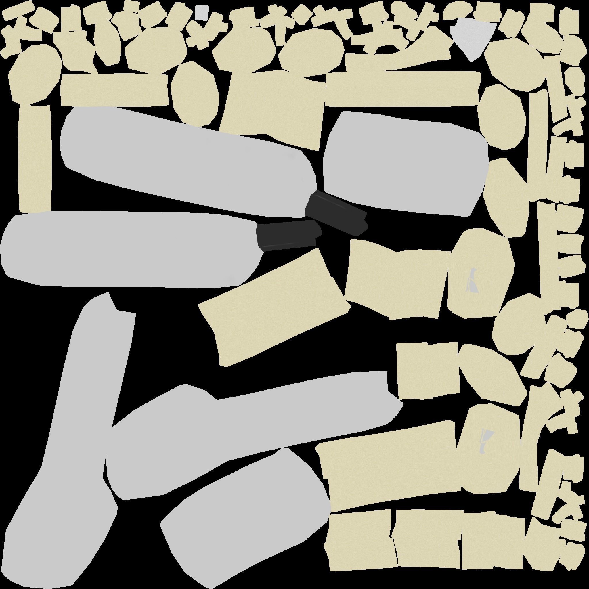 Sci-Fi Desert Eagle - Golden Luxury Gun Low-poly 3D model_20