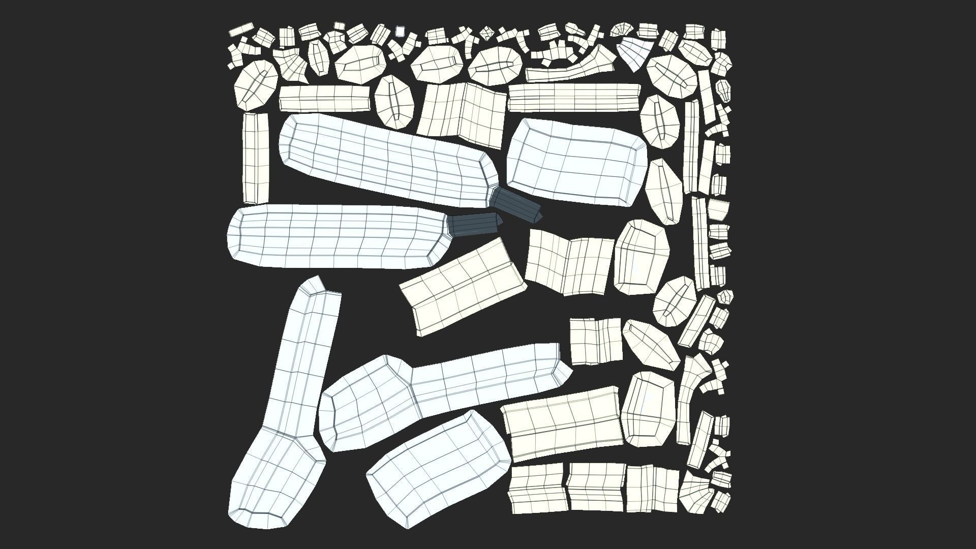 Sci-Fi Desert Eagle - Golden Luxury Gun Low-poly 3D model_18