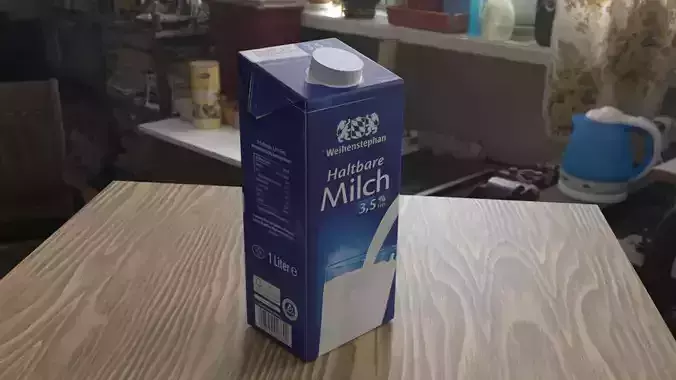 Milk in a tetrapak