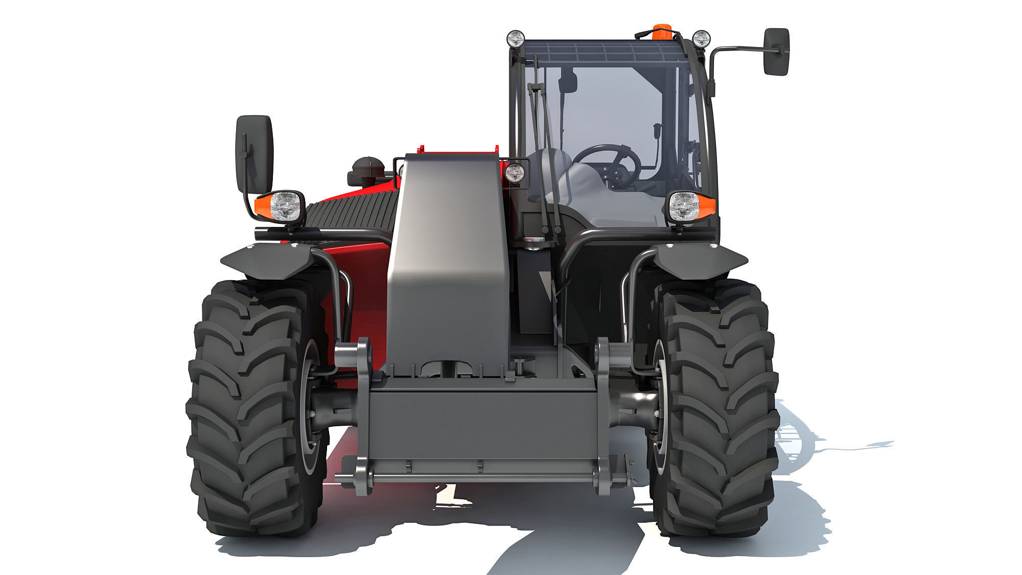 Telescopic Handler 3D model_9